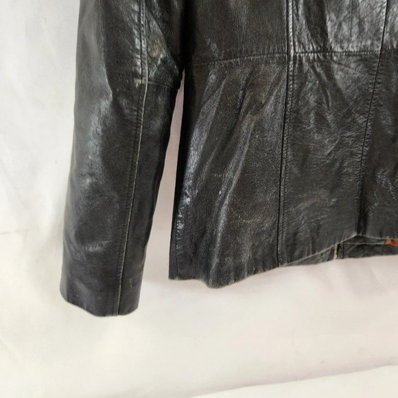 Wilson's Leather Pele Studio Leather Jacket Thinsulate Womens Small - Picture 14 of 16